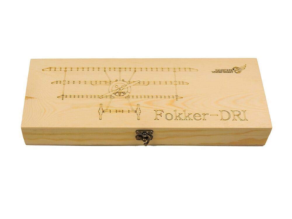 Torcster Fokker DR1 400mm Holzbaukasten Standmodell Modellflugzeug