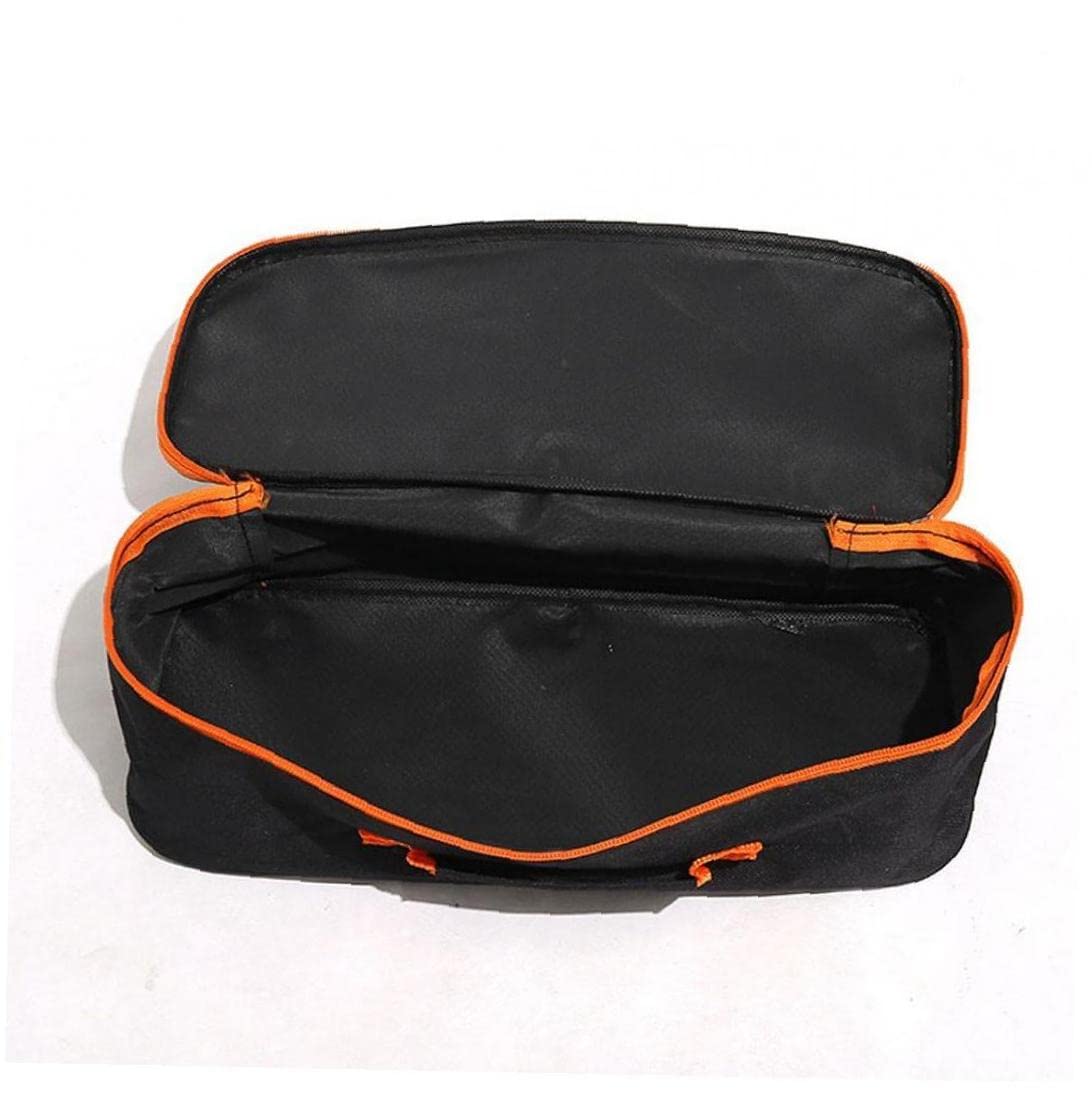 Sac à Outils Roulable 14 Poches - Non Tissé Vert/Jaune - Léger Et Portable Pour Électricien, Plombier