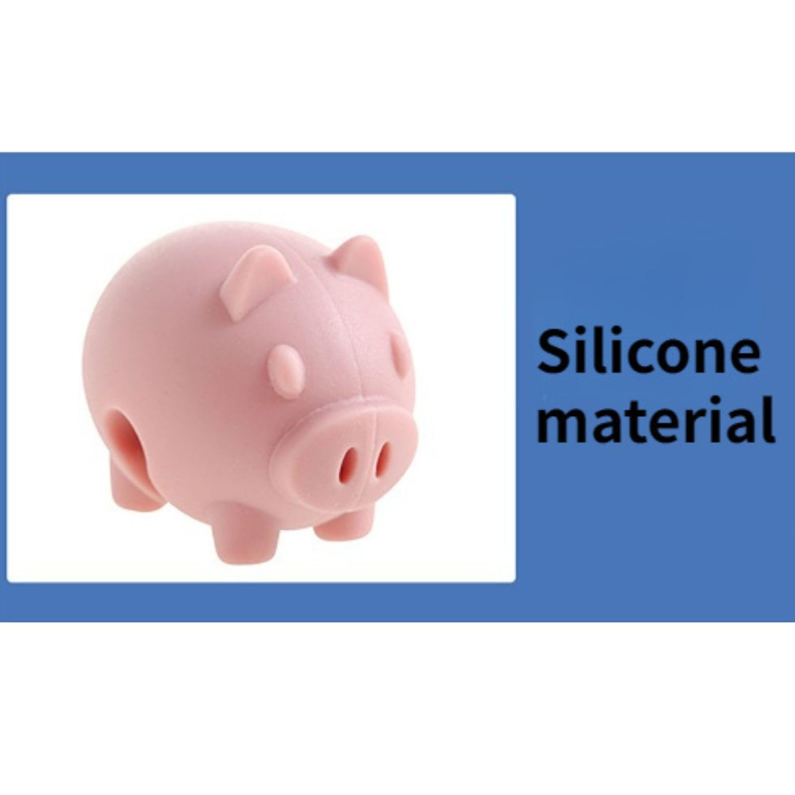 3 Pcs Pot Lid Lifter Silicone Spill Proof Lid Lifter Splash-Proof Steam Release Pan pot lid lifter Kitchen Tool Decoration Pot Lid & Cute Kitchen Accessories (Piggy (color random))