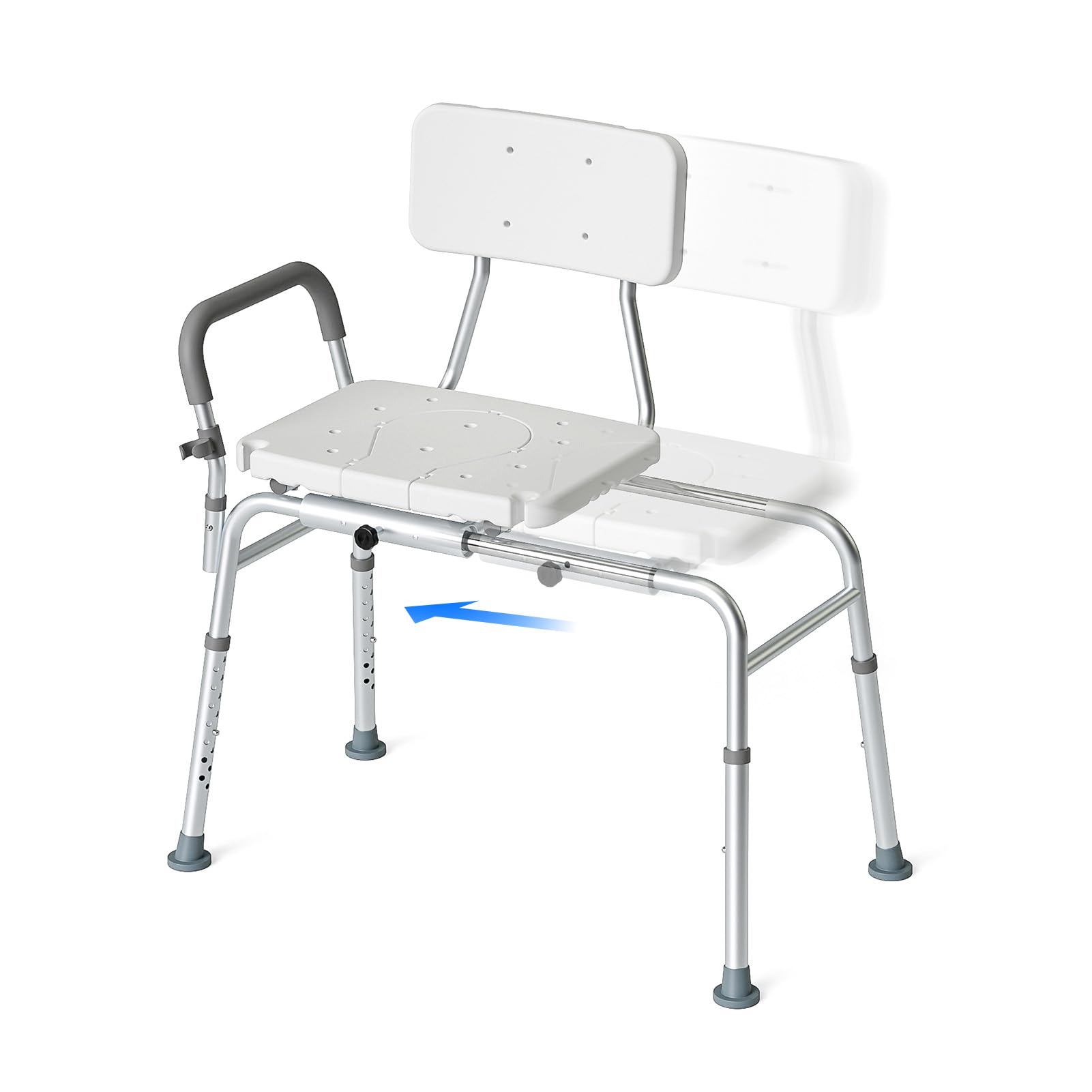 Loyoda Tub Transfer Bench Sliding Shower Chair