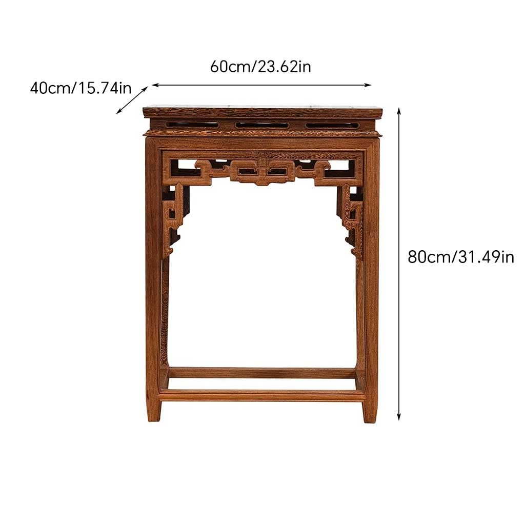 eexbz Sofa Wooden Living Room Furniture Sofa Side Table Chinese Style Corner Table Flower Stand Bonsai Stand Sofas for Living Room