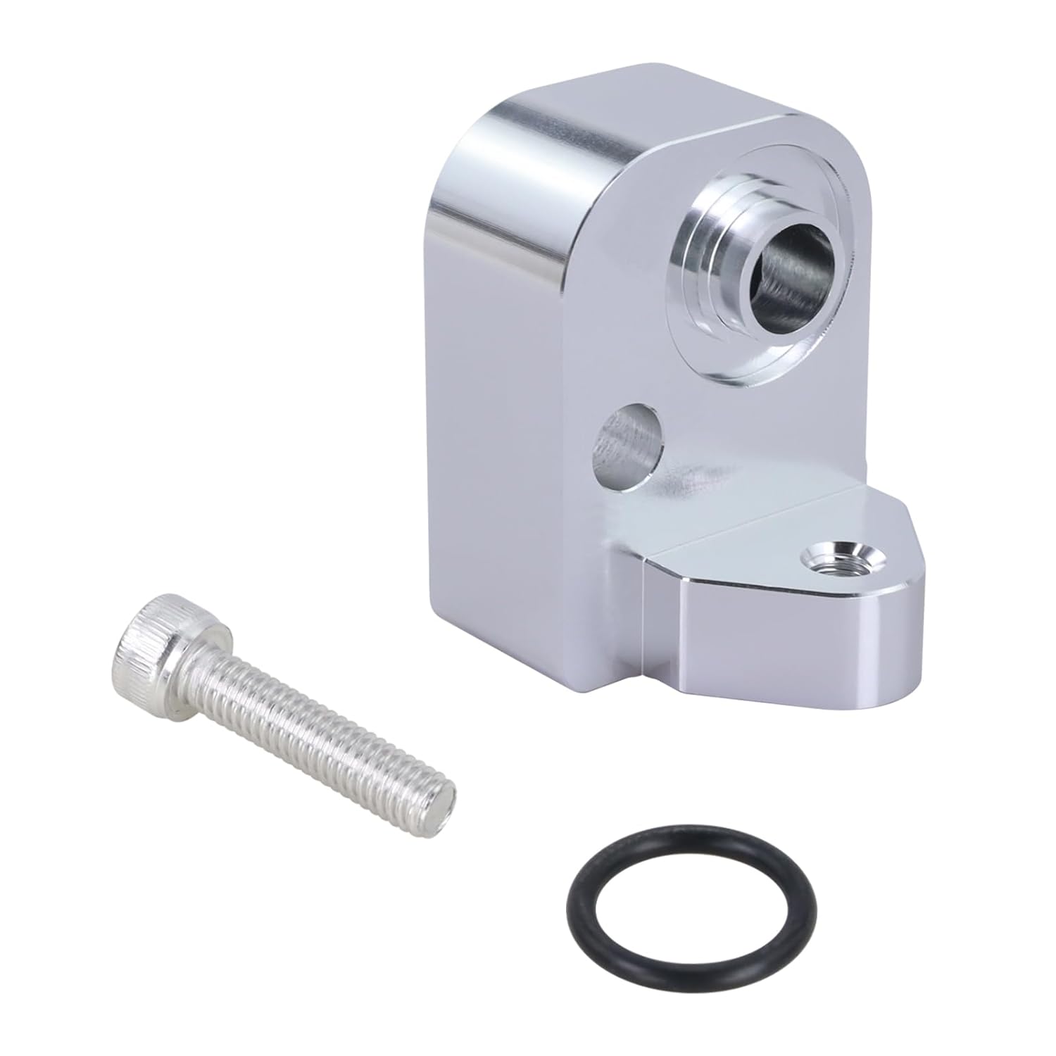 Intake Air Temperature Sensor with MAP Sensor Spacer (Silver) Fit for 2017-2025 Chevy Silverado 2500HD 3500HD, GMC Sierra 2500HD 3500HD 6.6L Duramax Diesel Replaces 12681993 12707766