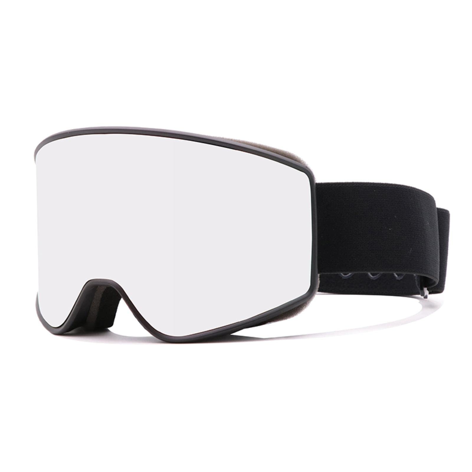 Gogle narciarskie, Nowe zimowe gogle narciarskie do sportów na świeżym powietrzu, męskie i damskie, dwuwarstwowe, przeciwmgielne, duże okulary narciarskie, okulary do wspinaczki narciarskiej(C2)