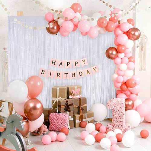 Image of UWPVOWSR White Fringe Curtain Party Streamers 2Pack 3.3 x 8.3 Ft Foil Fringe Backdrop Curtains for Birthday Wedding Bridal Baby Shower, Holiday Tinsel Streamers White Party Decorations Door Streamers
