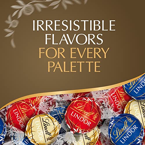 Lindt Lindor Assorted Chocolate Truffles, Chocolate Candy With Smooth, Melting Truffle Center, Perfect For Mother's Day Gifting, 8.5 Oz. Bag (6 Pack) #TOP2