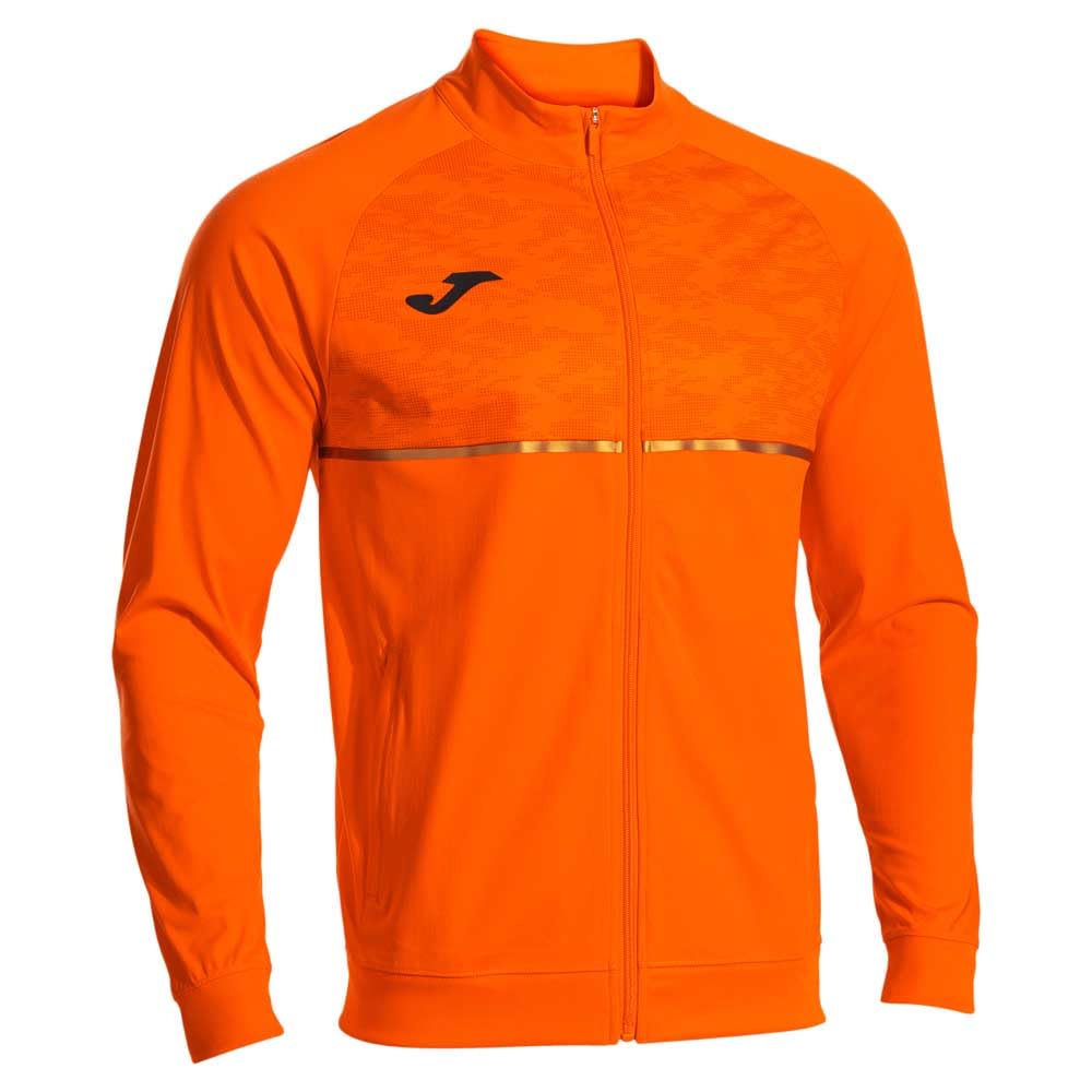Joma Chłopięca kurtka sportowa z długim rękawem, 4XS-2XS, oddychająca bluza z zamkiem błyskawicznym i kieszeniami, idealna do piłki nożnej i zajęć szkolnych, Record III