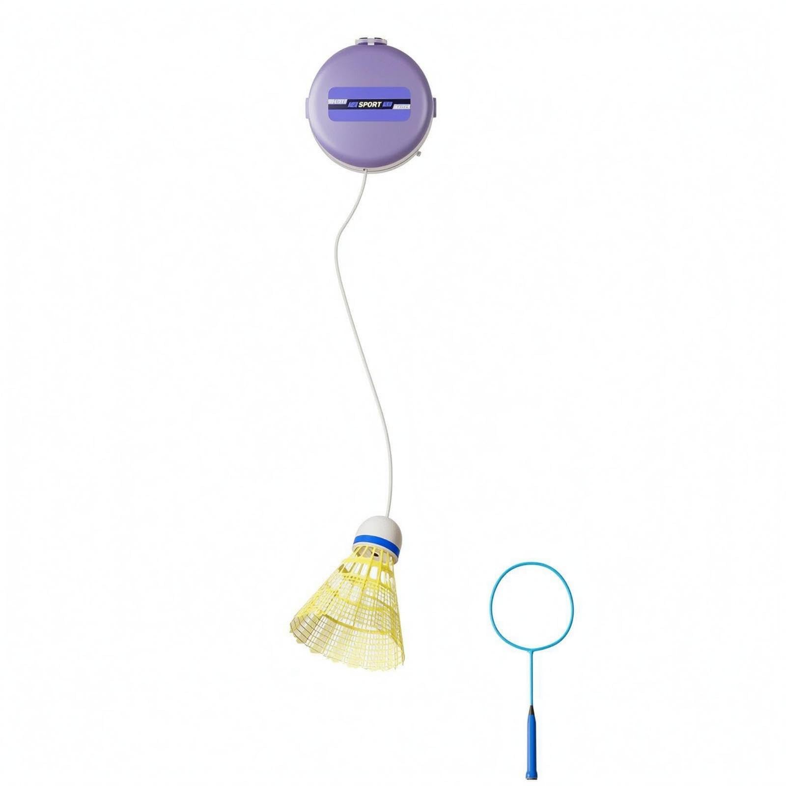 Remote Control Badminton Solo Practice Hanging Badminton Adjustable Height Daily 3B Kids 1R-image-42