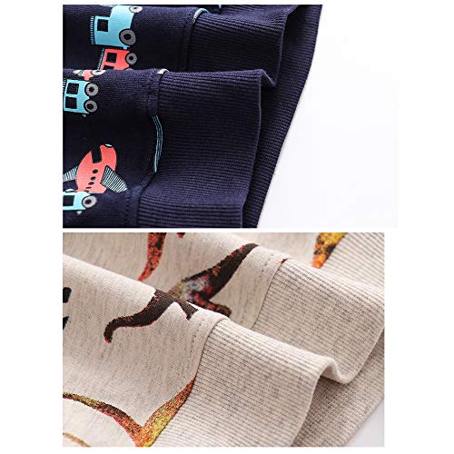 Image of Toddler Boys Crewneck Sweatshirt, Cotton Long-Sleeve Pullover Cartoon Print