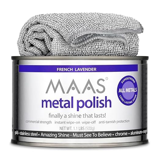 How to polish brass luggage buckle Versatile Metal Polish with Free Cloth