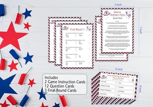 Juego de mesa UHADRE 4th of July Family Feud miniatura 2
