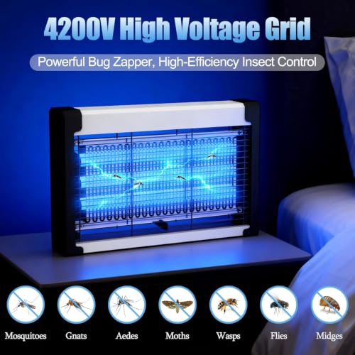 Image of Mosquito Killer Lamp Electric Mosquito Jali Mosquito Zapper Insect Fly Killer Machine for Fly Catcher for Home, Hotels & Offices Insect Control for Easy use Home ZS-47
