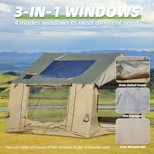 Carpa inflable EROMMY para 6 personas 4 estaciones miniatura 6
