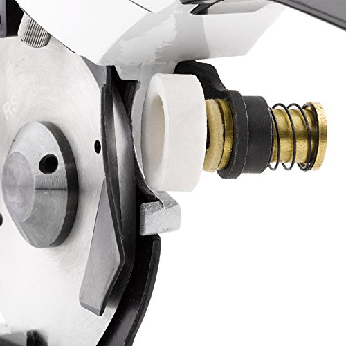 Reliable 1500FR Octagonal Knife Cloth Cutting Machine, 4-Inch High Power Light Weight Fabric Cutter, 1" cutting capacity, High-power Electric Motor, Knife Guard, Automatic Sharpener, Thin Base Plate