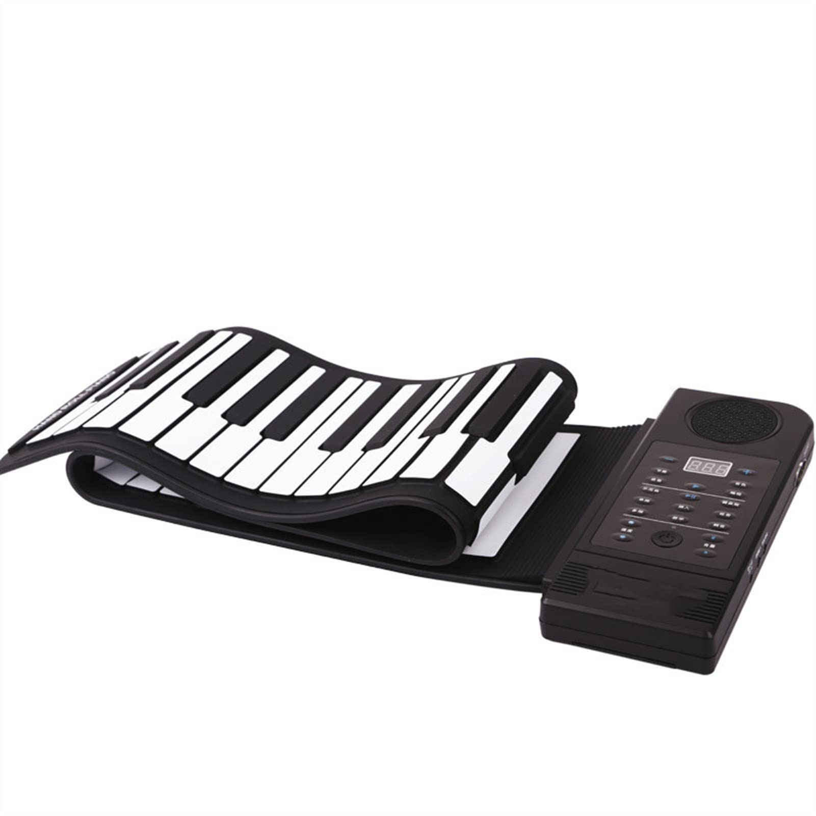 TSTS Piano eléctrico Plegable 61-Key Piano A Mano Piano Portátil Órgano Electrónico Plegable Órgano Electrónico 61-Llave Órgano Electrónico Laminado A Mano