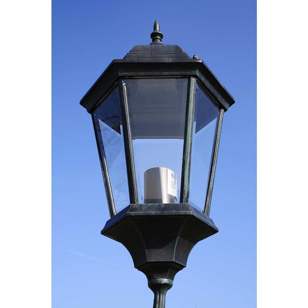Latarnia ogrodowa 3 Ramiona 230 cm Aluminium Czarny