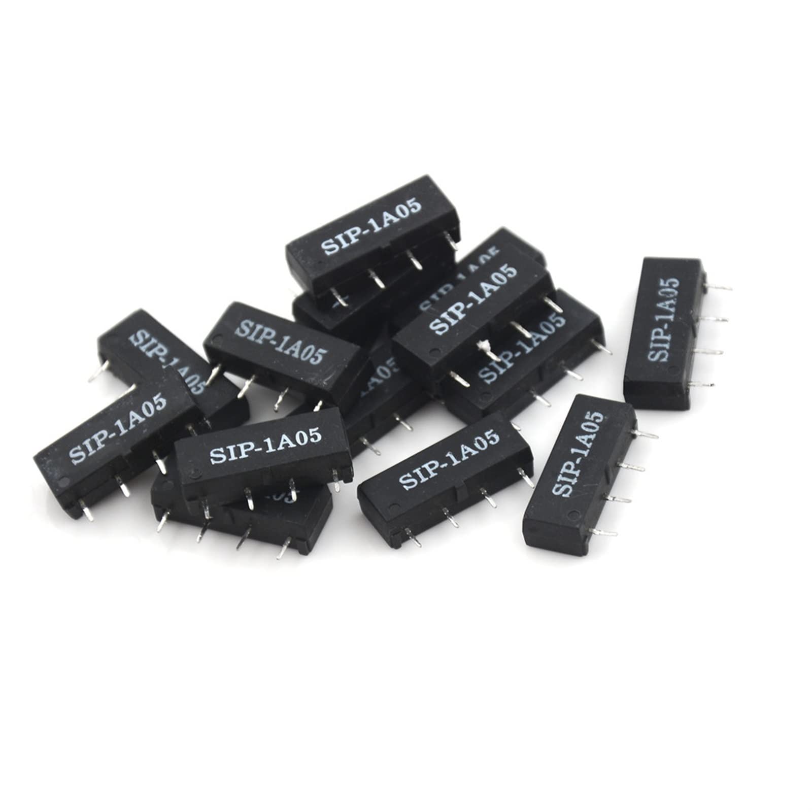 20PCS Trockenes Reed-Relais 4PIN 5V Relais SIP-1A05 Reed-Schalter-Relais for Relais DC-Widerstand 450~550 Ohm Ersatzteile