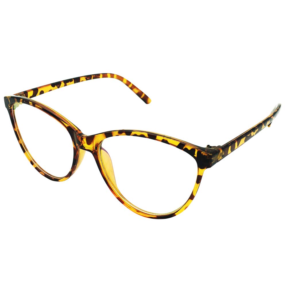 Southern Seas Women's Tortoiseshell Cat Eye Style +2.50 Reading Glasses Tortoise Frame Readers Eyeglasses Eyewear