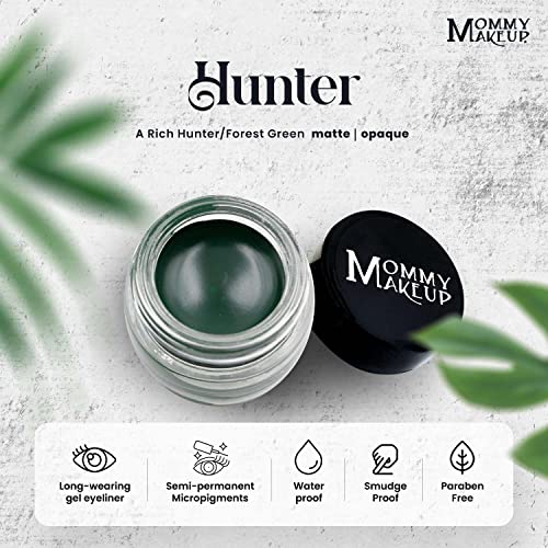 Mommy Makeup Delineador Gel Waterproof Mate 0.14 oz miniatura 2