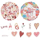 Ya en mundofriki.es: 107 pegatinas de amor para San Valentín, pegatinas estéticas con motivos de amor y corazones, pegatinas de vinilo impermeables y bonitas para scrapbooking, portátiles, San Valentín, bodas