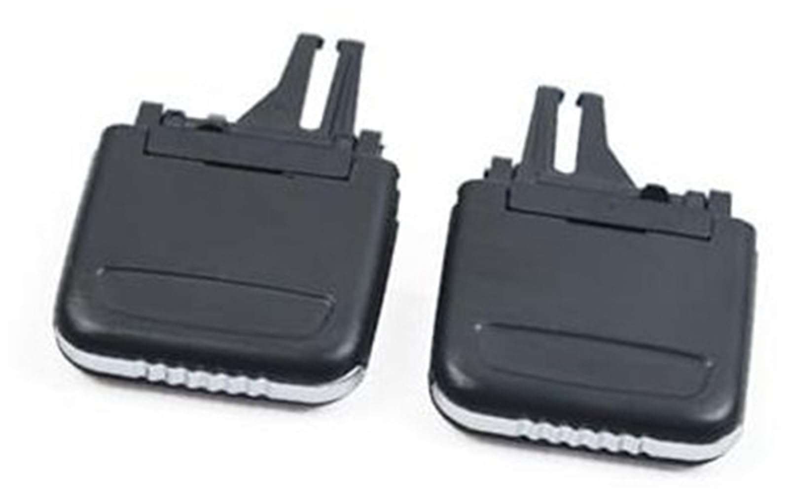Car Front Rear Air Vent Central AC Vent Grille Slider Outlet Tab Clip Repair Kit, for Porsche, for CAYENNE, 2010-2016 7P5819000 Car AC Grille Tab(BLACK 2PCS)
