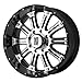 XD Series by KMC Wheels XD795 Hoss Gloss Black Wheel With Machined Face (16x8"/8x170mm, 0mm offset)