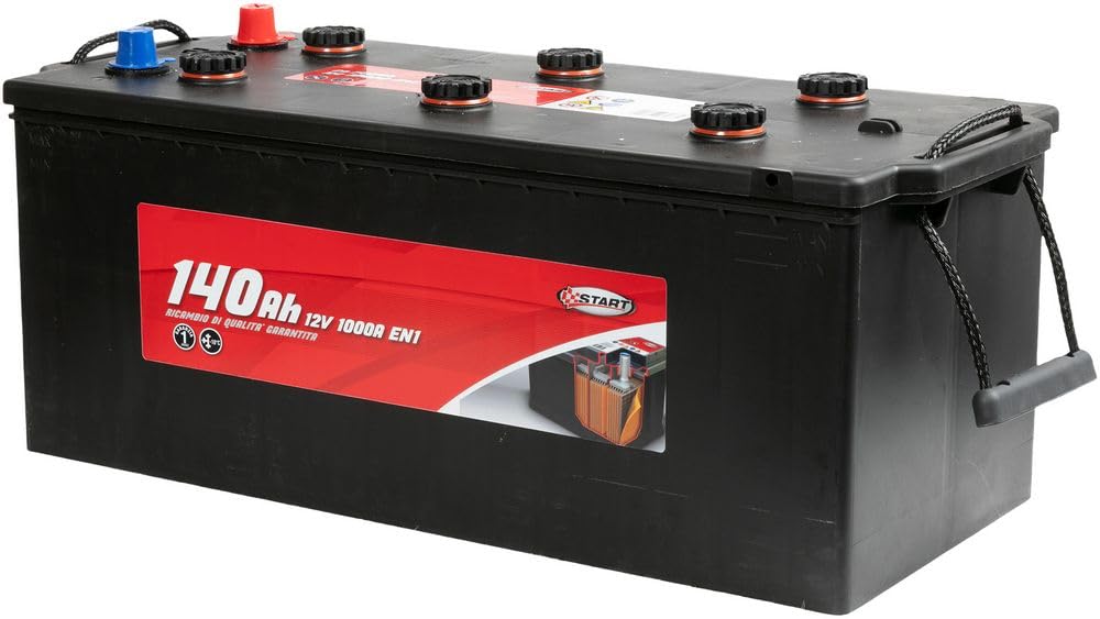 Start Batterie de camion 140Ah 12V 900A spécifique pour les pieds de camion à pôle positif gauche