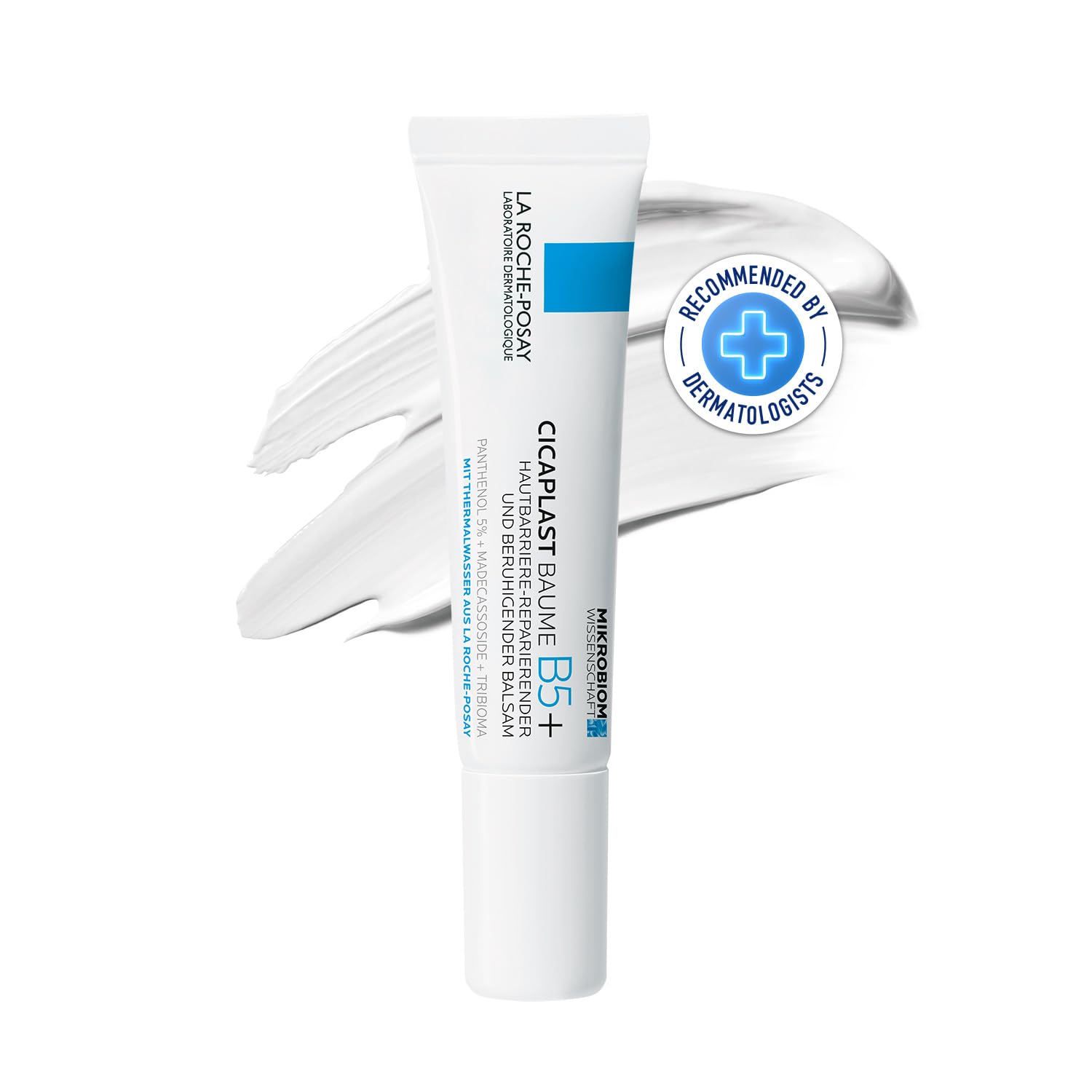 La Roche-Posay Cicaplast Baume B5+ Repair Moisturizer Balm | Hydating Multi-Purpose Soothing Cream for Dry, Sensitive & Damaged Skin, Fragrance Free 15 ml-image-33