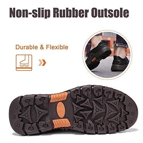 Mens Slip on Loafer Leather Casual Oxford Shoes Hand Stitching Comfort Anti Slip Moccasins Walking Shoes, Business Work Office Dress Shoes Outdoor Summer Driving Boat Round Toe Penny Shoe Wide Fit2