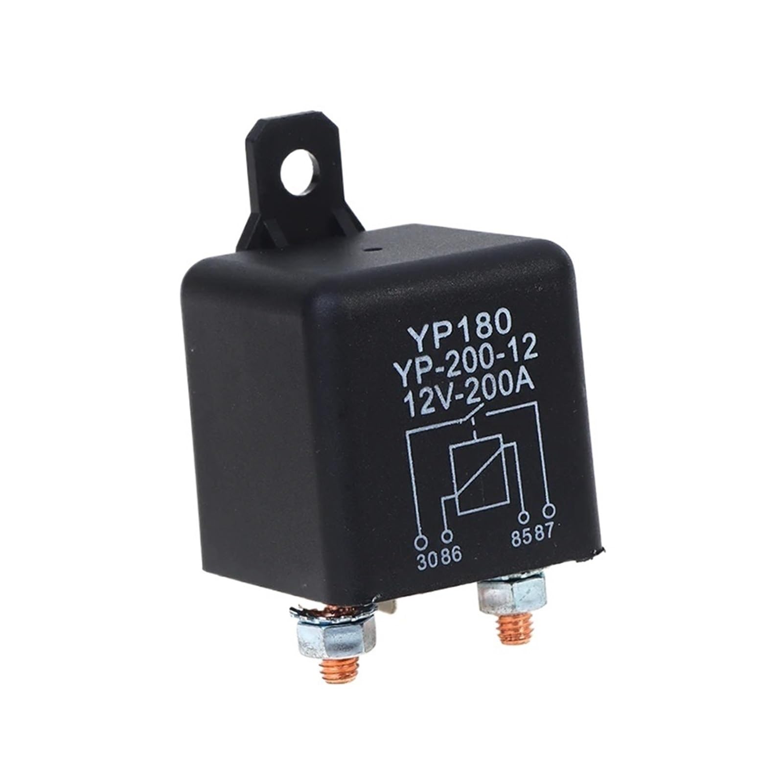 Relais de voiture 12V 200A 4 broches relais automobile camion continu