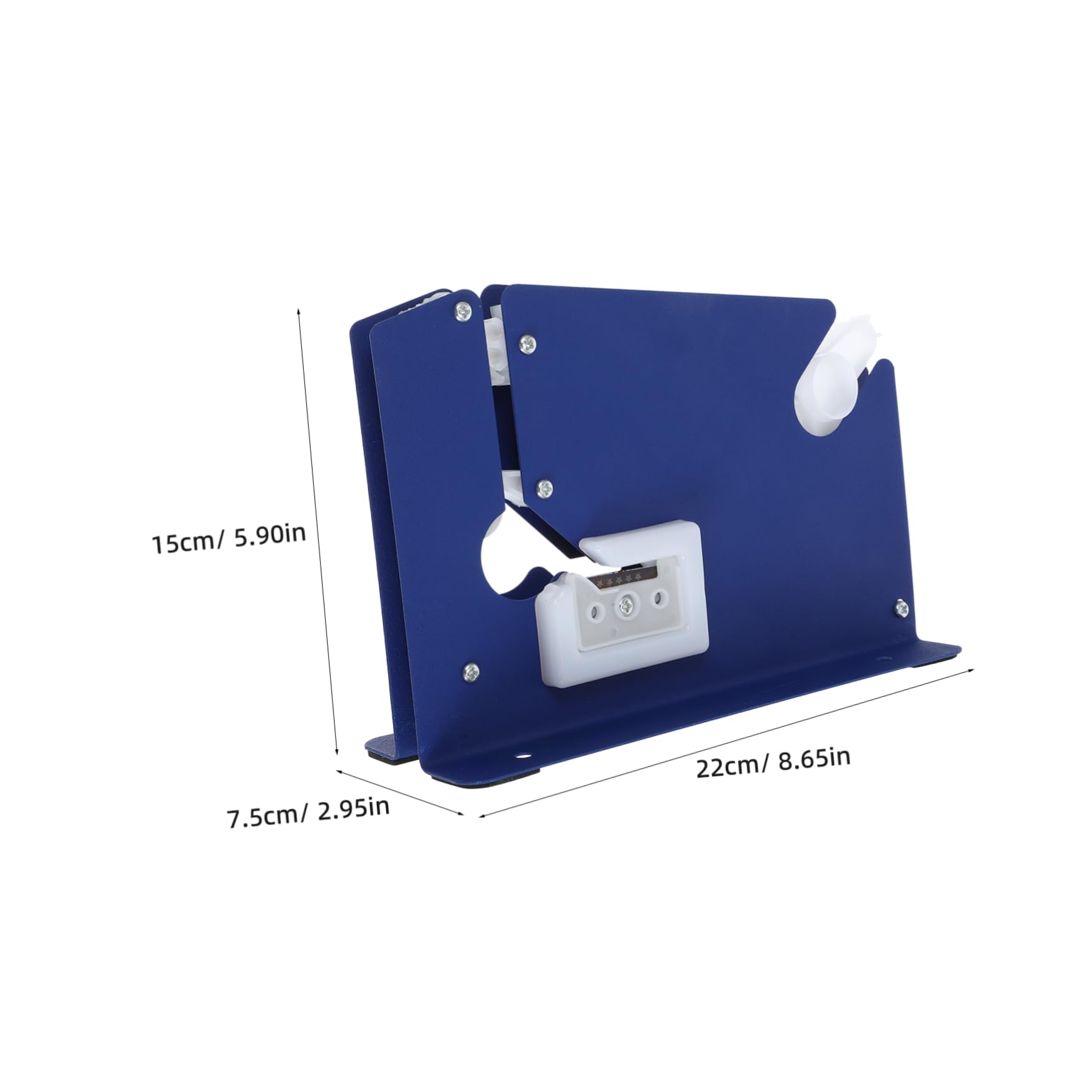 Handheld Bag Sealer with Built Blade for Precision Cutting Versatile Tape Dispenser for Sealing Snack Bread and Freezer Bags for Supermarkets and Convenience Stores