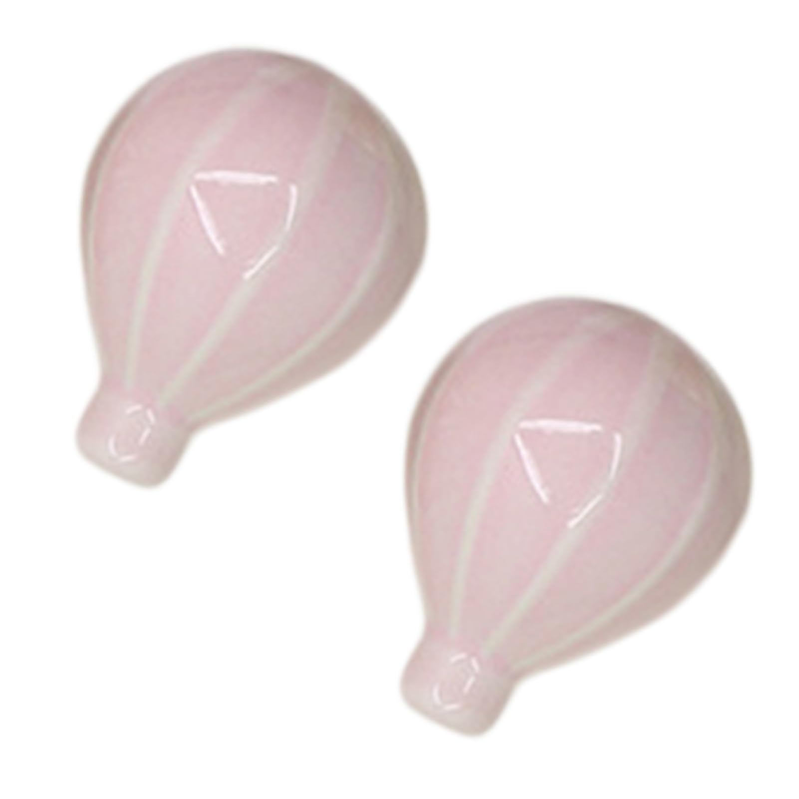 DSWZLQDXB 2pcs Cabinet Pulls Hot Air Balloon Design Furniture Knobs for Drawers Cute Ceramic Handle Colorful Wardrobe Multicolored Door Levers Kitchen,Living Room Kids Door Knobs (Pink)