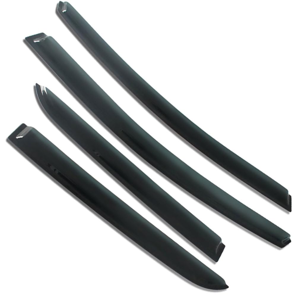 4Pcs Deflettori Del Vento Auto per Toyo-ta Yaris Hatchback 2008-2013, Parapioggia per Finestrino Coperture di Ventilazione Visiera Accessori