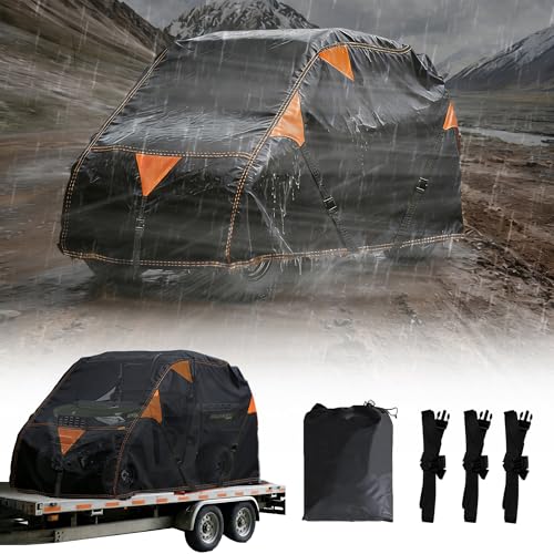 QYMOTO 900D UTV Cover 2 Seater,Wind-Proof Heavy Duty...