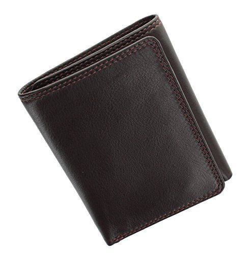 Visconti Heritage Collection COMPTON Leather Tri-Fold Wallet HT18 Chocolate3