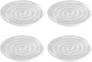 Anti Vibration Pads for Washing Machine - Noise Reduction & Shock Absorbing Silicone Floor Protectors for Furniture, Chair Legs, Refrigerator, Cabinet - 4 Pack(A)