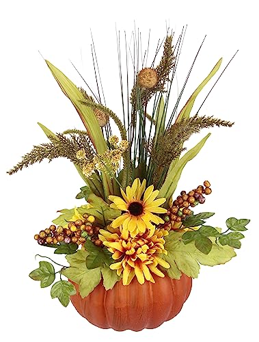 Künstliche Sonnenblumen Seidenblumen 4 Bündel - Wie Echte Dekoblumen Für Garten & Wohnung