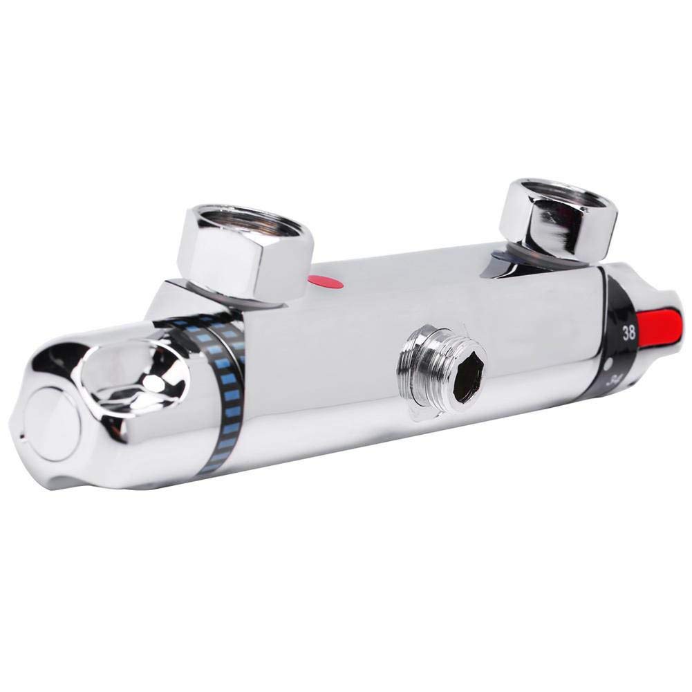Termostat prysznicowy, bateria natryskowa bateria natryskowa termostat bateria natryskowa termostatyczny miedziany termostat prysznicowy bateria natryskowa bateria natryskowa, blokada bezpieczeństwa 38 ℃