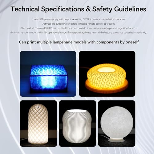 Image of 3-Pack IR RGB LED Lamp Kit 001 for Bambu Lab 3D Printer Light kit
