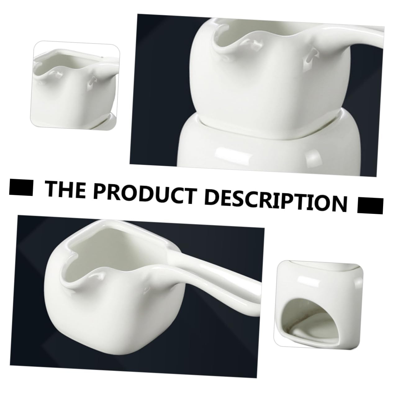 GRIRIW 110ml Chocolate Melting Pot Ceramic Stove Melting Pot for Cheese Candy Chocolate Candle Caramel Kitchen Cookware Fine Workmanship