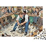 Dublin Cobbler Shoe Shine Puzzle De Madera Impermeable Puzzles De 1000 Piezas para Adultos Imposible Rompecabezas Juegos Educativos
