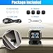 X AUTOHAUX Tire Pressure Monitoring System TPMS USB Charger Monitor 5 Alarm Modes LCD Color Display with 4 External Sensors Temperature Pressure Universal for Car RV Trailer