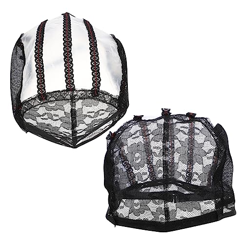 FOMIYES Elegant Wig Headgear Wig Caps Hair Net Mesh Net Wig Caps Black 58cm Made of Comfortable Polyester