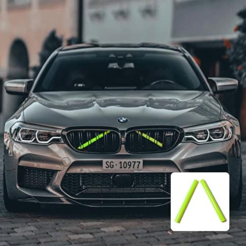 BETTERHUMZ Grille Insert Trims for BMW F20 F21 F30 F32 F34 F36 3 4 Series M Sport Style M-Performance Grill Strips Accessories (Green)