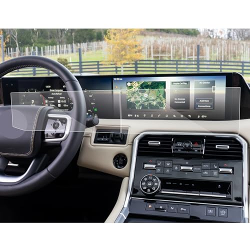 SXCY 4PCS for 2025 2026 Nissan Armada Screen Protector [GPS+Dash]