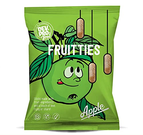 Dev. Pro. Fruitties Gezonde Snacks Fruit Extract - Appel - 12x 35 gram pack - Image 3