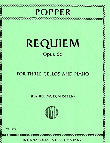 Popper, David - Requiem Opus 66 for Three Cellos and Piano - (Daniel Morganstern) by International Music - image 1