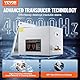 VEVOR Ultraschallreiniger 15 L professionelle 360 W Reinigungsmaschine mit Timer & Heizung, digitaler 40 kHz Ultraschallreiniger mit Korb für Uhrgläser Schmuckhalter Industrieteile Werkzeuge Silber
