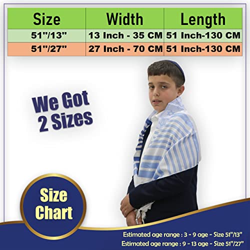 Kosher Tallit Prayer Shawl from ISRAEL with Matching Bag & Free PVC Cover with Bracha on Neckband3