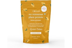 Cos.Mix No Nonsense Plant Protein: Fuel Your Body with 24g of Organic Goodness