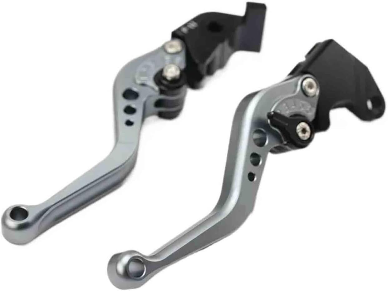 Motorcycle Levers Short Brake Clutch Levers Compatible with 1200 Tuono/R RSV 1000 Tuono/Mille SL 1000 Falco Motorcycle Handles(Short Titanium)